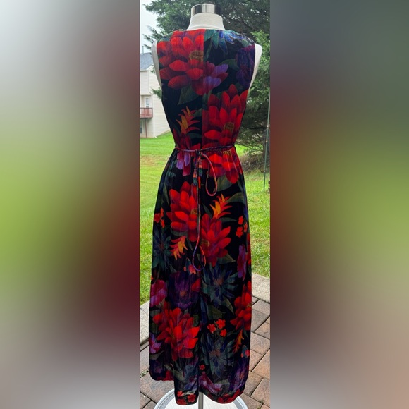 New FARM Rio Flower Season Crushed Velvet Dress Size Extra Small XS - Picture 4 of 5